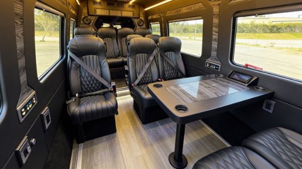 concord 12 passenger sprinter van interior