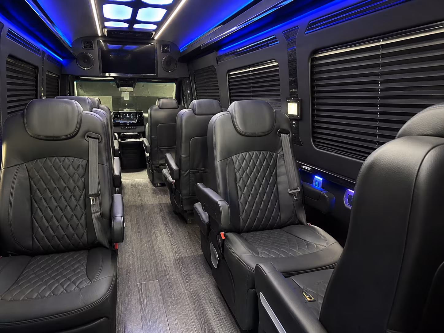 8 passenger sprinter van inside