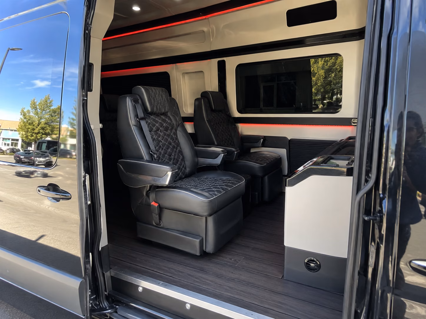 concord 18 passenger sprinter van inside